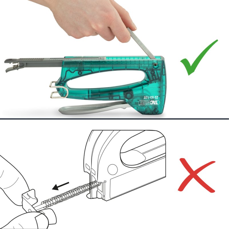 TACWISE handtacker Z2, groen-transparant, nieten 53 en 13, kunststof