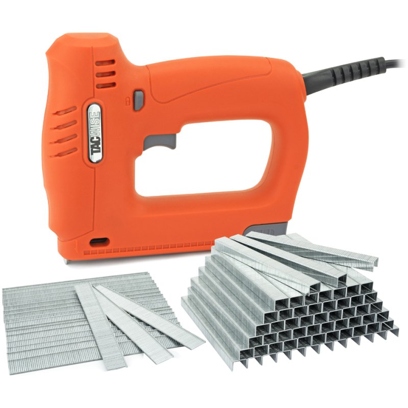 TACWISE agrafeuse électrique 140EL, orange, agrafes et clous, 30 par minute
