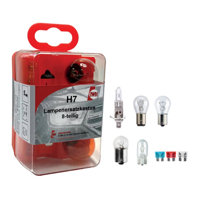 IWH replacement bulb set, complete set, E-marked