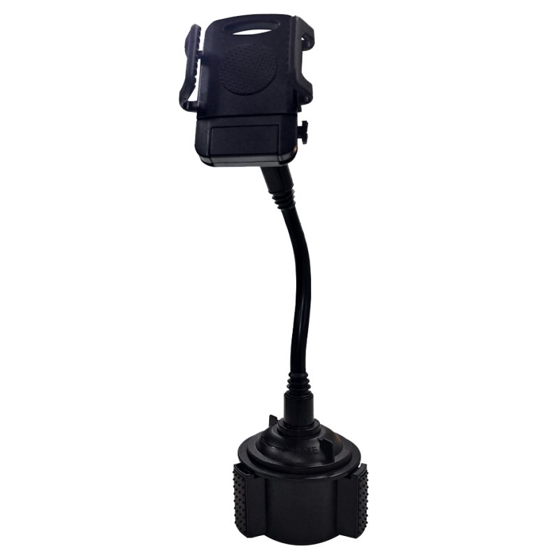 IWH support smartphone pour porte-gobelet auto, plastique, 360° rotatif, 55-90 mm