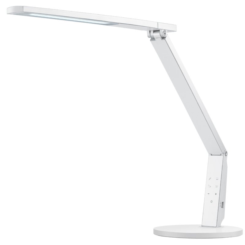 Hansa LED desk lamp Vario Plus, white, 10.5 W, 900 lumens