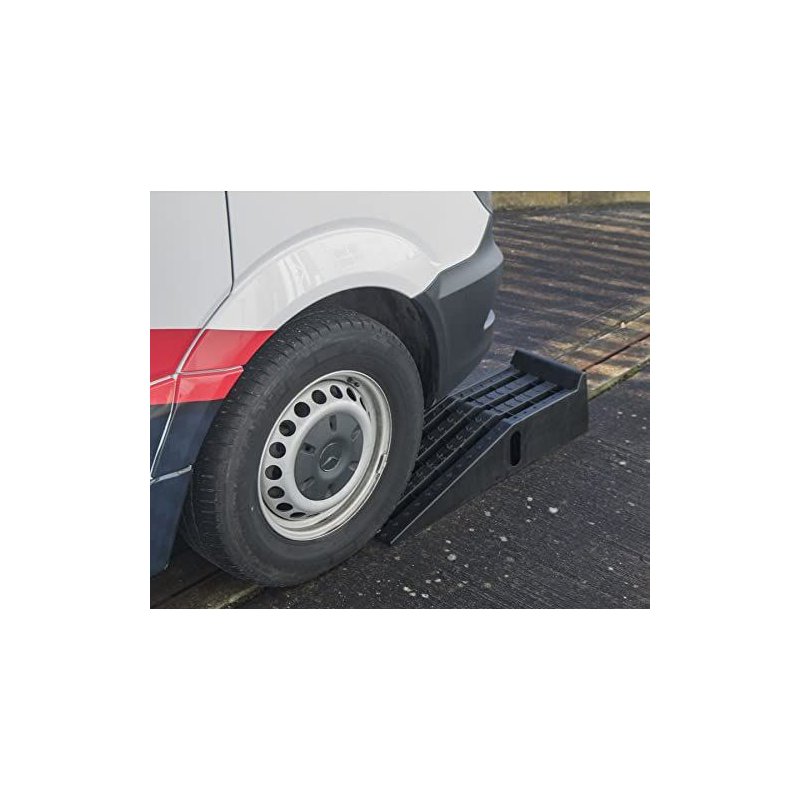 IWH oprijplaten set, zwart, draagkracht 3 ton, 2 stuks
