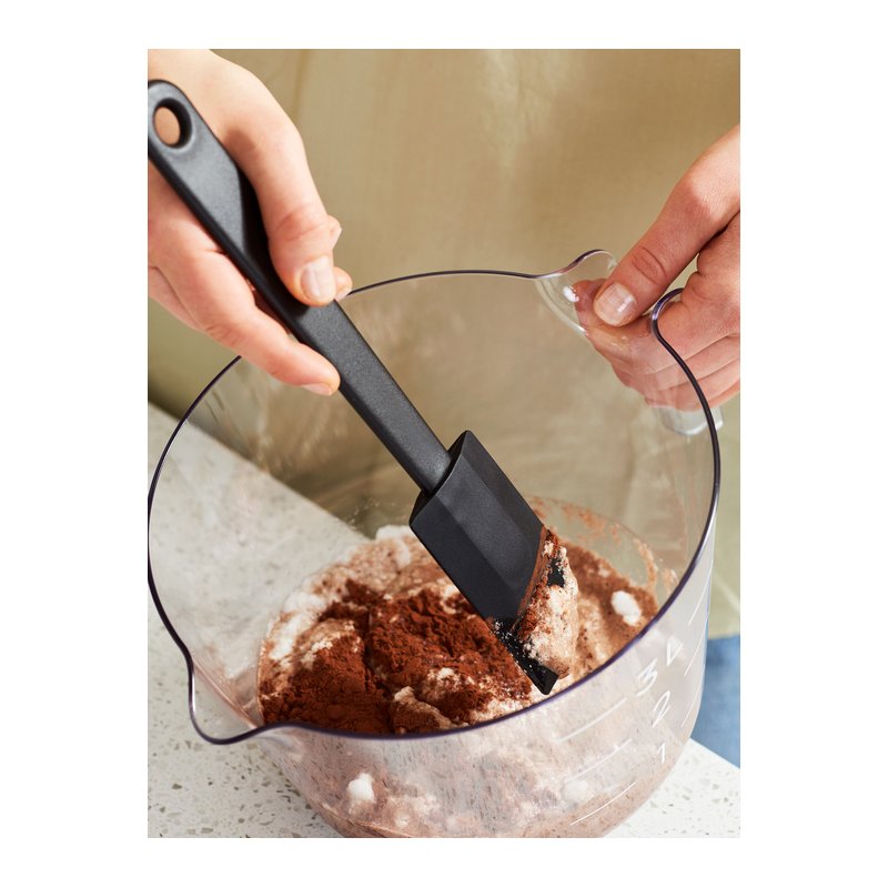 GastroMax siliconen deegschraper, zwart, 55 mm
