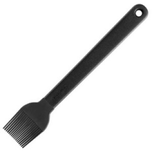 GastroMax siliconen bakpenseel, 45 mm, zwart, hittebestendig tot 100°C