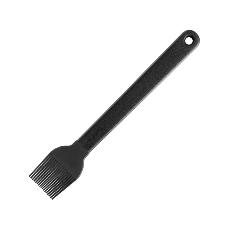 GastroMax siliconen bakpenseel, 45 mm, zwart, hittebestendig tot 100°C