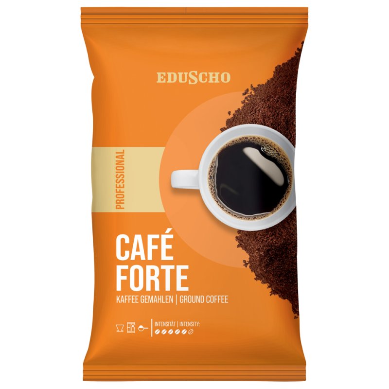 Eduscho Professional Café Forte gemalen koffie, 100% robusta, 500 g