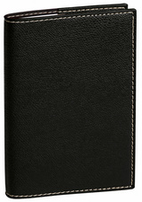 QUO VADIS agenda Président 2027, Club zwart, 210 x 270 mm, 1 week per 2 pagina's