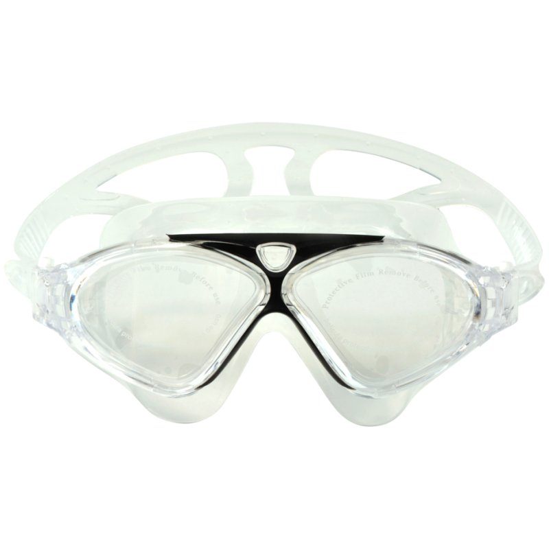 SCHILDKRÖT masque de natation Java adultes, noir, sangle silicone