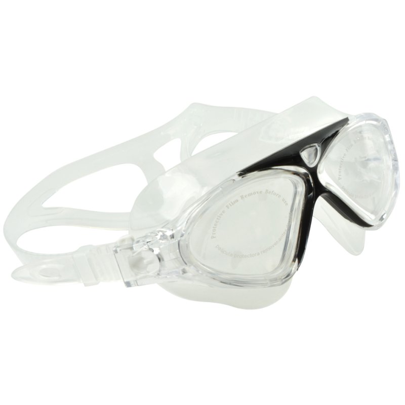 SCHILDKRÖT masque de natation Java adultes, noir, sangle silicone