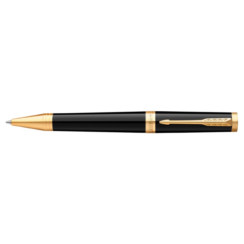 PARKER Ingenuity stylo-bille, noir avec accents chromés, largeur de trait M