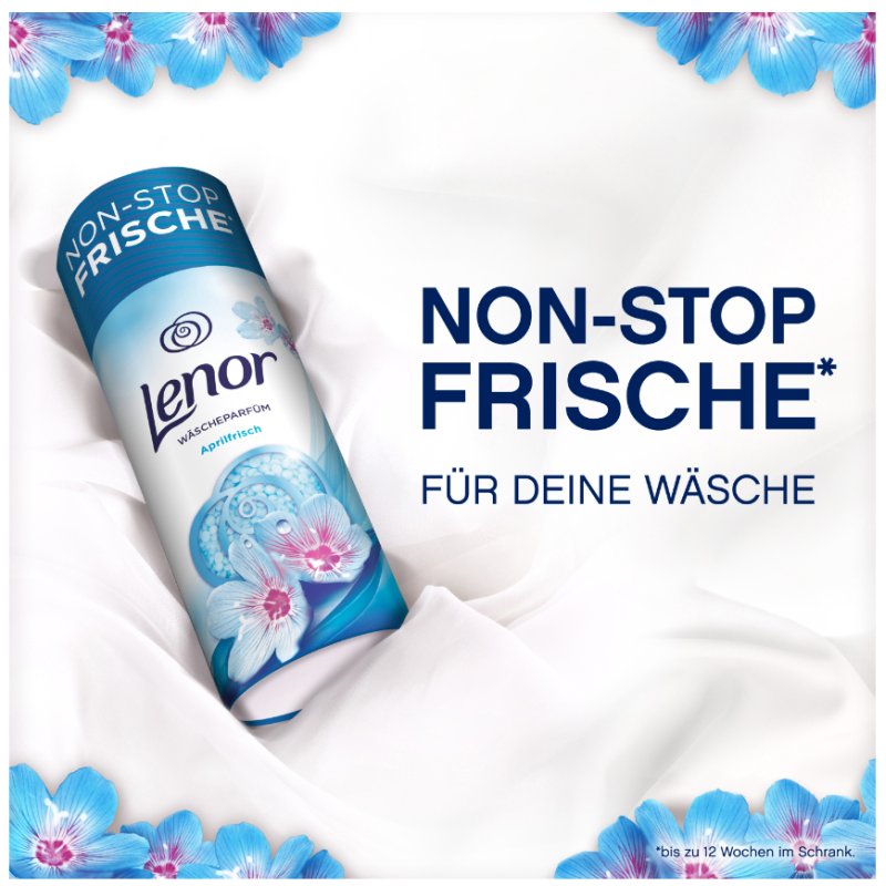 Lenor perles de parfum lessive pivoine & hibiscus, 155 g