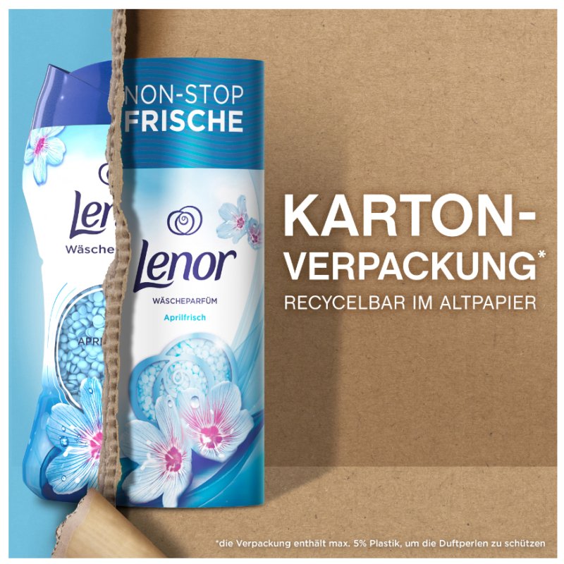 Lenor perles de parfum lessive pivoine & hibiscus, 155 g