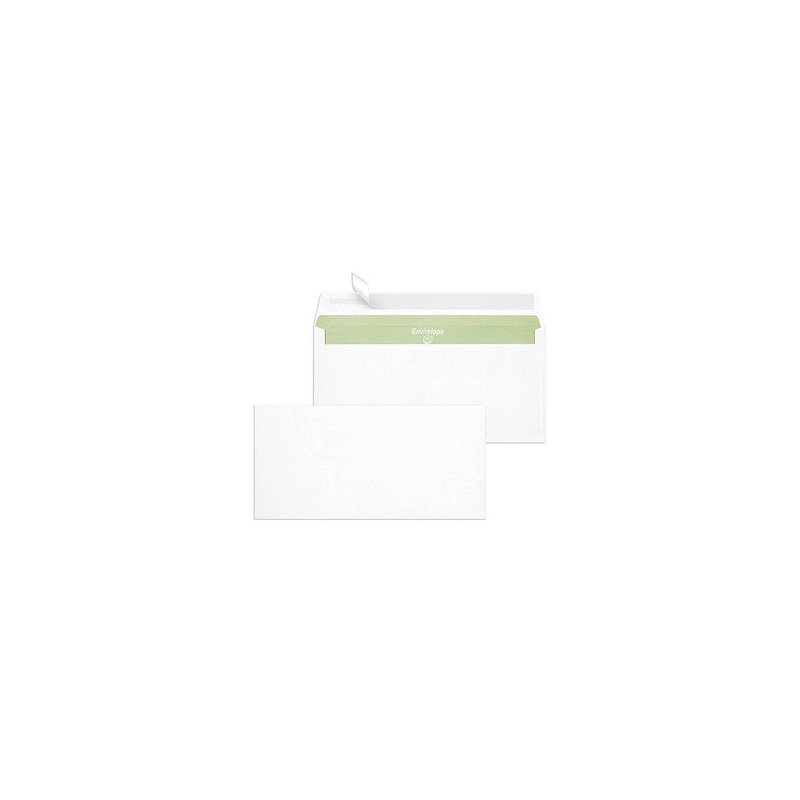 MAILmedia DIN long envelopes, white, self-adhesive, 1000 pieces