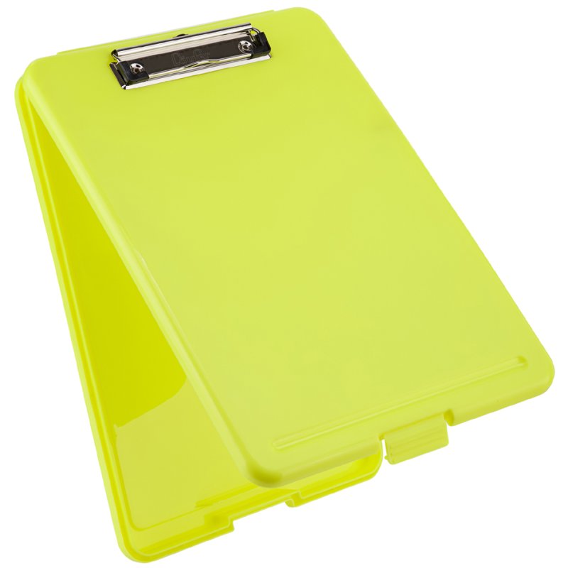 Läufer Porte-bloc Safety, avec compartiment de rangement, A4, orange
