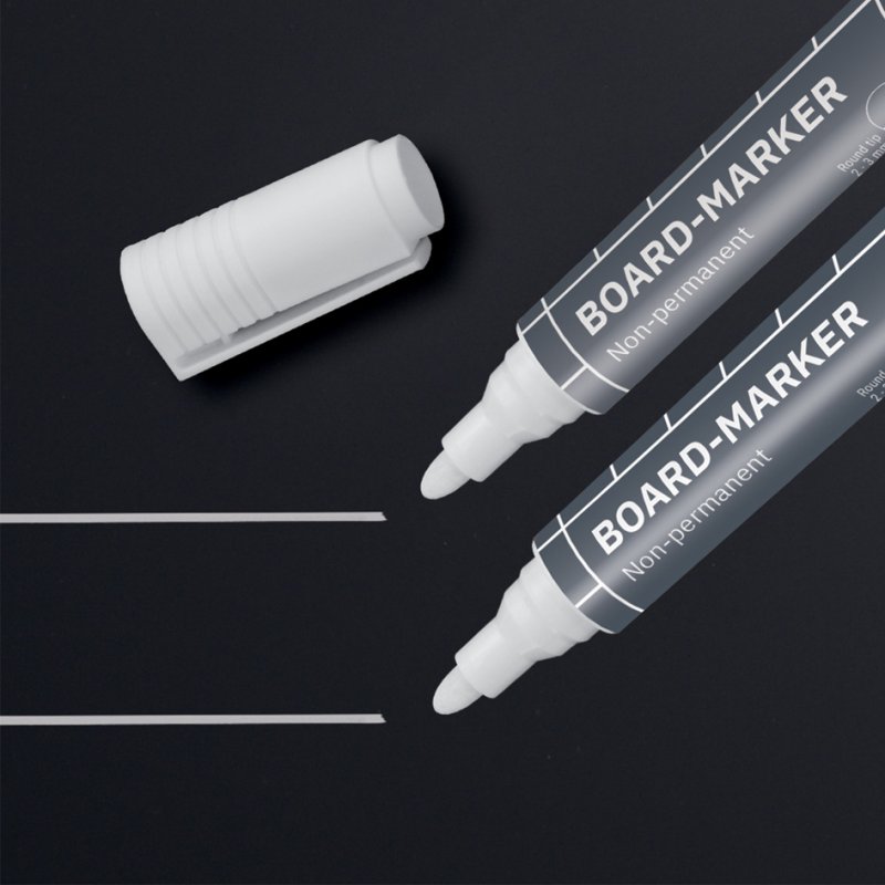 Sigel universal marker, white, 2 pieces