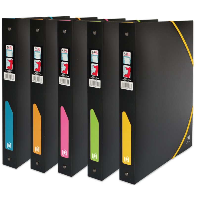 Oxford ring binder for Students A4 XL, 4 rings, PP