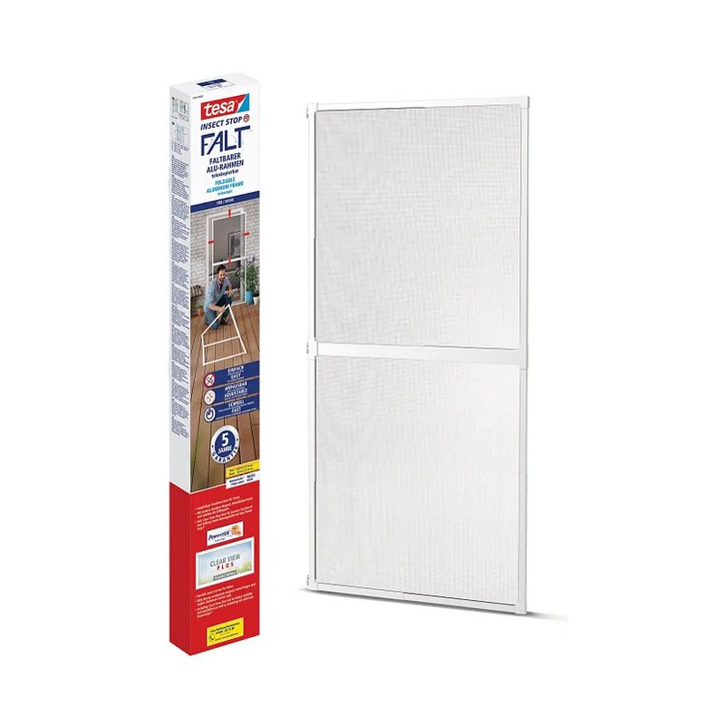 tesa moustiquaire ALU FALT pour portes, extensible, anthracite, 1,00-2,20 m