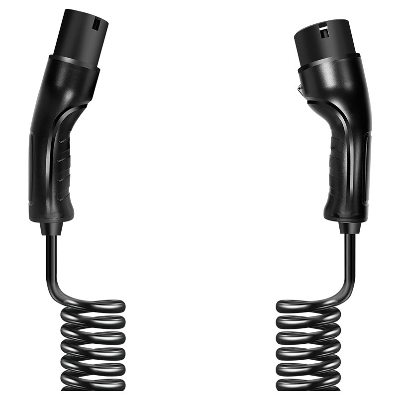 LogiLink Type 2 charging plug, 32 A, 5 metres, black