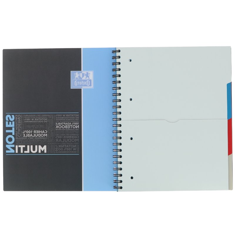 Oxford collegeblok MULTINOTES, A4+, ligné, 80 feuilles