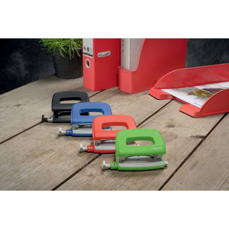 LEITZ perforateur Mini NeXXt Recycle, vert, 10 feuilles, 80×80×80 mm
