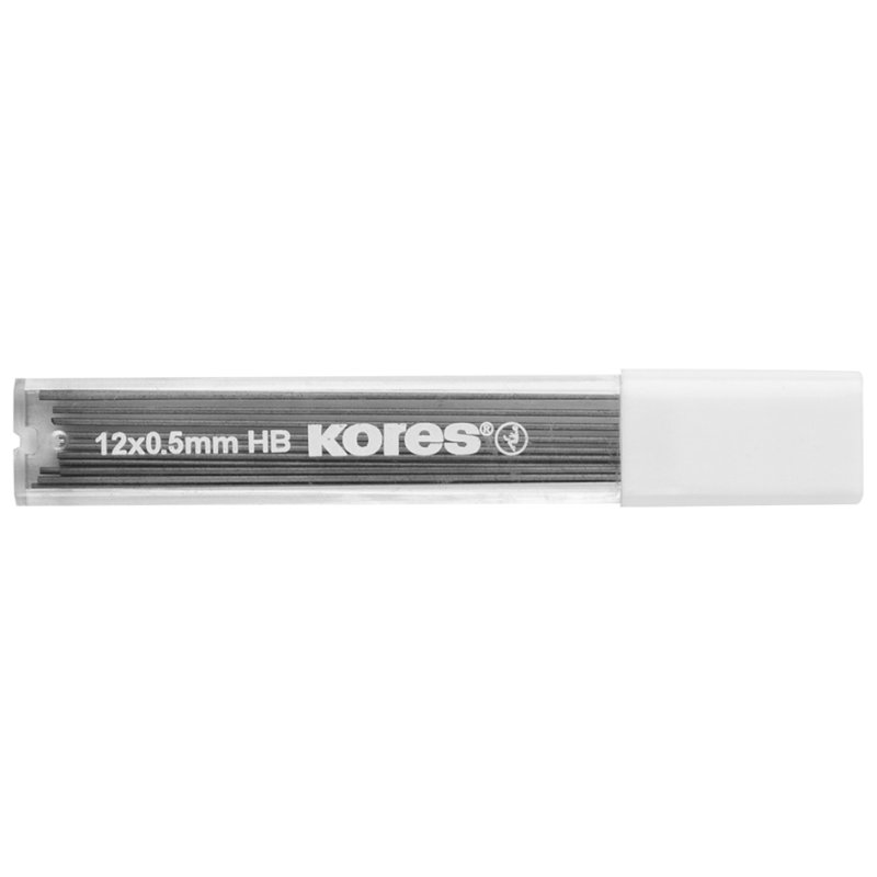 Kores recharges de crayon M Grafitos, 0,5 mm, HB, 12 pièces