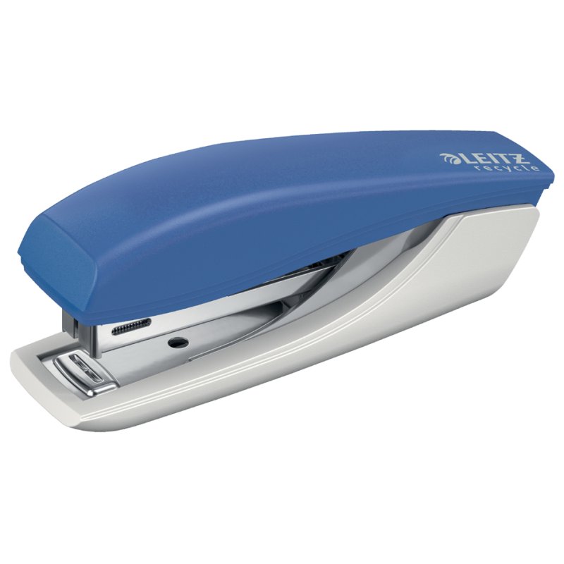 LEITZ Mini agrafeuse NeXXt Recycle, noir, 10 feuilles, 81% matière recyclée