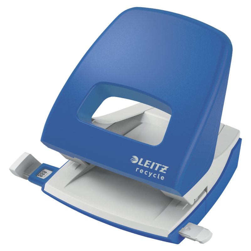 LEITZ perforateur NeXXt Recycle, bleu, capacité 30 feuilles