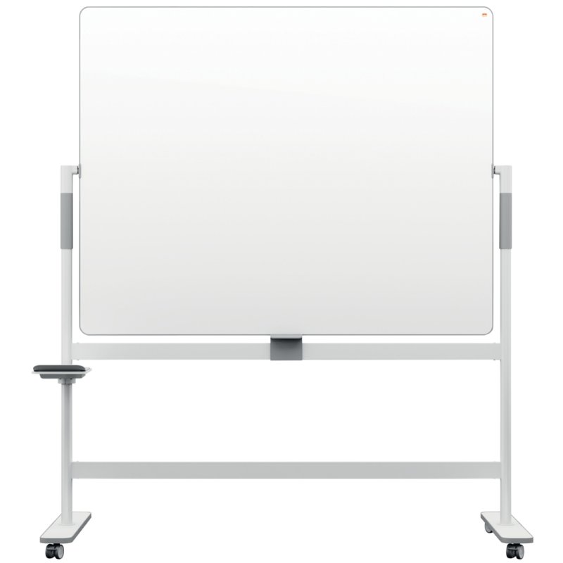 nobo tableau blanc mobile DrehMoveMeet, double face, magnétique, 1500×1200 mm