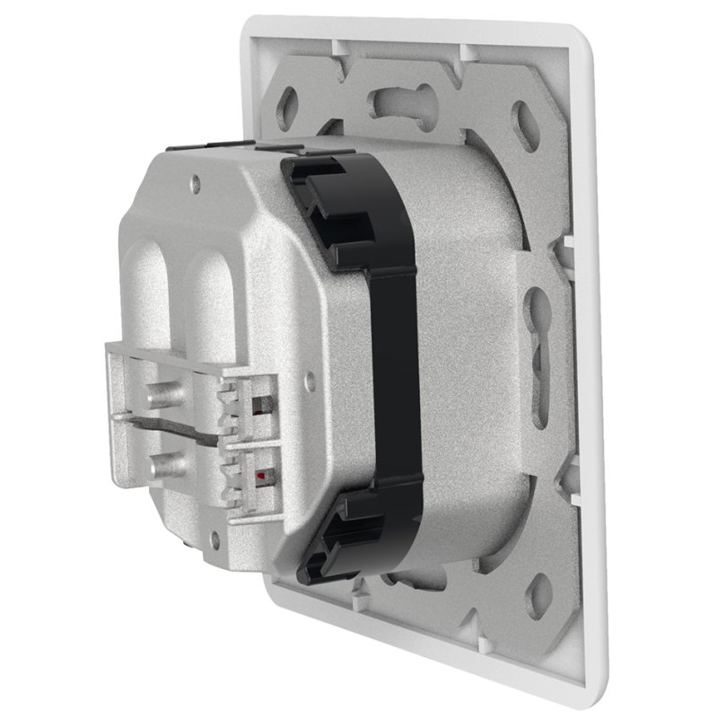 DIGITUS boîtier encastré Cat. 6A, 2x RJ45, blanc, blindé
