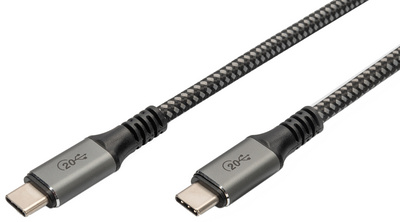 DIGITUS USB 4.0 kabel USB-C naar USB-C, zwart, 3 meter