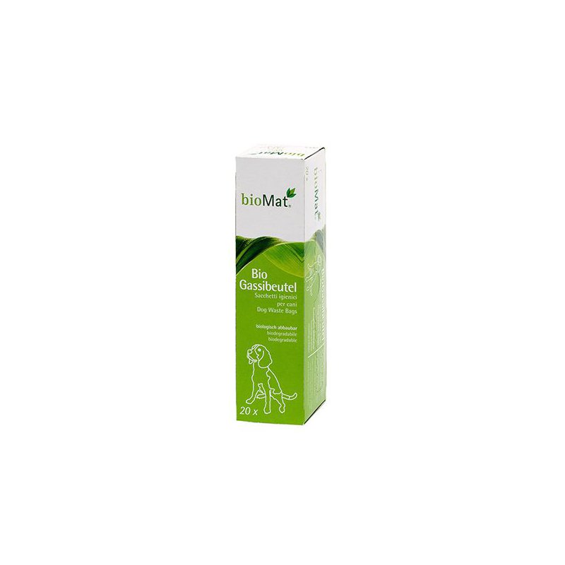 bioMAT hondenpoepzakjes, biologisch afbreekbaar, 340×225 mm, 20 stuks