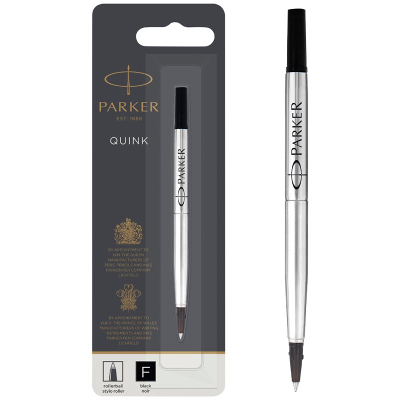 PARKER recharge rollerball, 0,7 mm, noir, 1 pièce