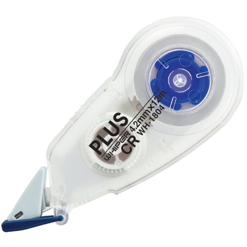 PLUS JAPAN Mini correctieroller, 4,2 mm × 12 m, blauw