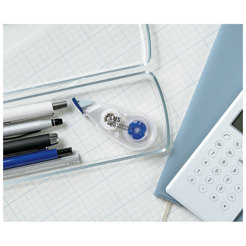 PLUS JAPAN Mini correctieroller, 4,2 mm × 12 m, blauw