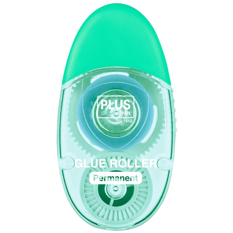 PLUS JAPAN mini correctieroller, 6 mm × 12 m, groen