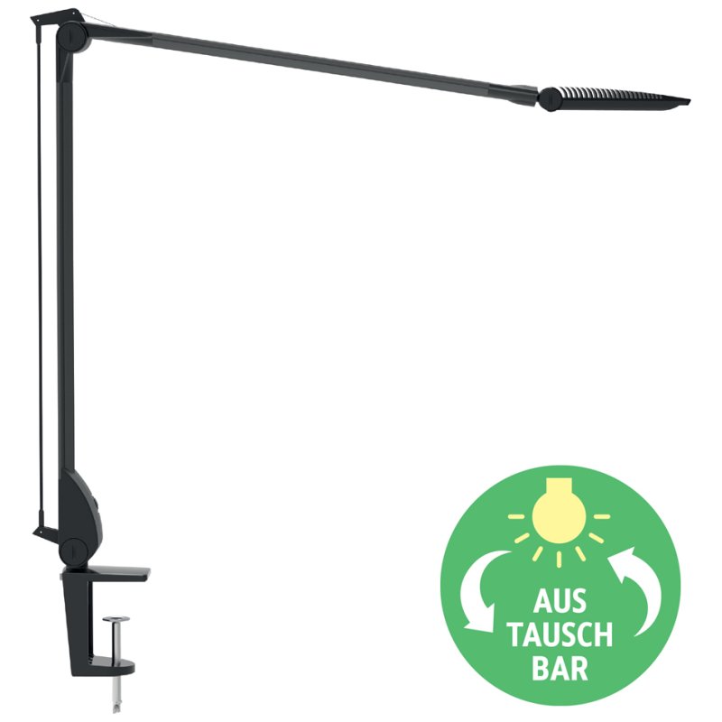 MAUL LED-tafelleeslamp MAULoptimus kleurvariabel, antracietgrijs, dimmbaar