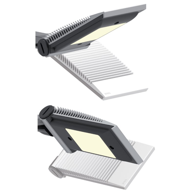 MAUL Lampe de bureau LED MAULoptimus couleur variable, gris anthracite, dimmable