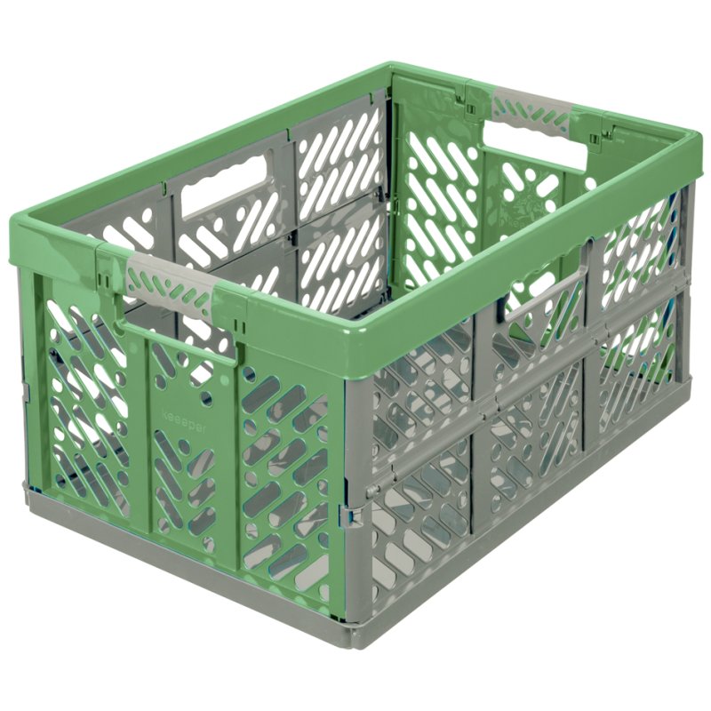 keeeper boîte de transport pliable eco Ben, 45 litres, bleu ciel, 50 kg charge