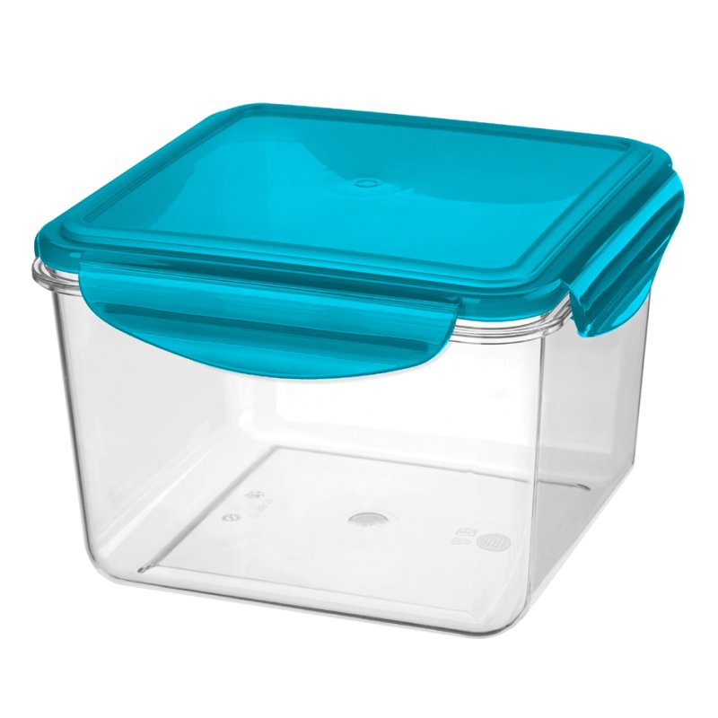 keeeper boîte de rangement tino, fermeture à clic, 0,45 litre, bleu