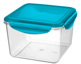keeeper bewaarbox Tino, met klem, blauw, 1,7 liter