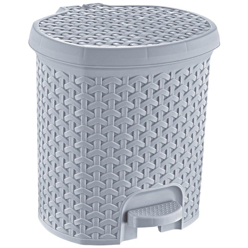 keeeper poubelle à pédale Tjark, 3 litres, gris nordique, 205×195×205 mm