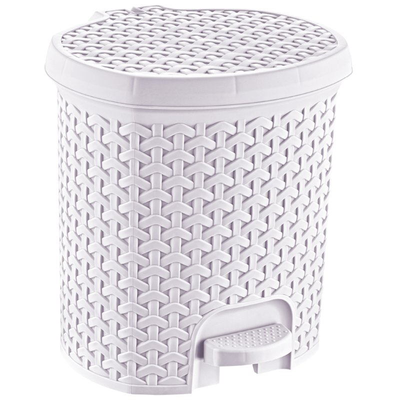 keeeper poubelle à pédale Tjark, 3 litres, gris nordique, 205×195×205 mm