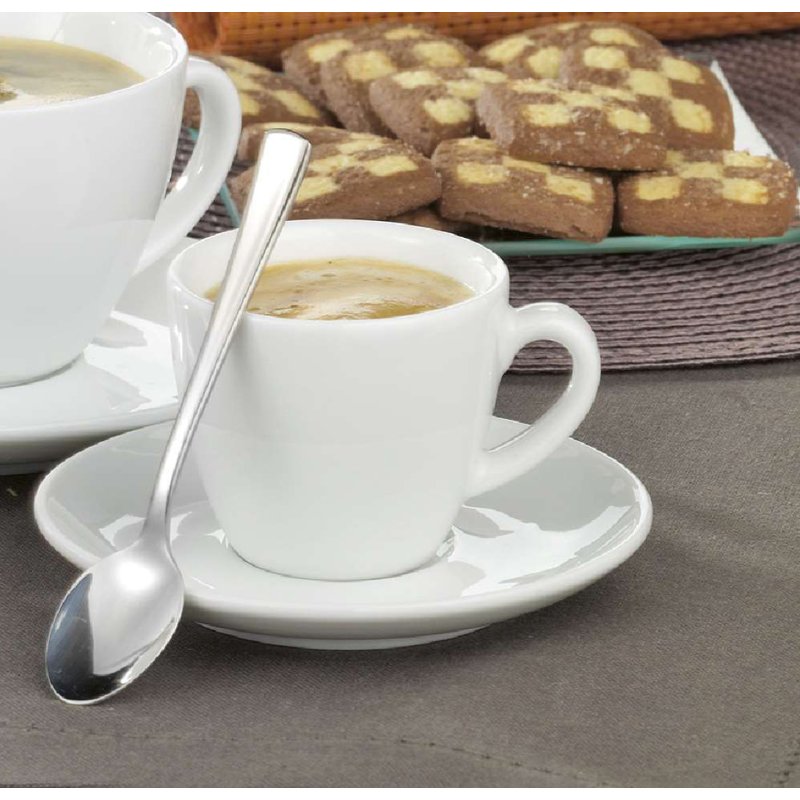 Esmeyer cuillères à espresso Stockholm, 12 pièces, 11,5 cm, acier inoxydable 18/10
