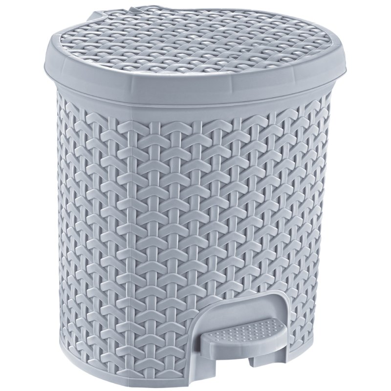keeeper attrape-poussière Tjark, 5,5 litres, nordic-grijs, aspect rotin