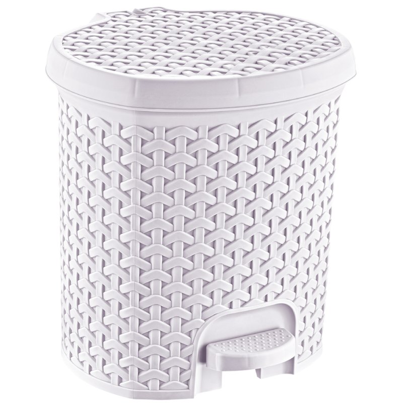 keeeper attrape-poussière Tjark, 5,5 litres, nordic-grijs, aspect rotin