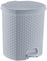 keeeper trapklep pedaalemmer Tjark, 21 liter, noordse wittint, rattan-look