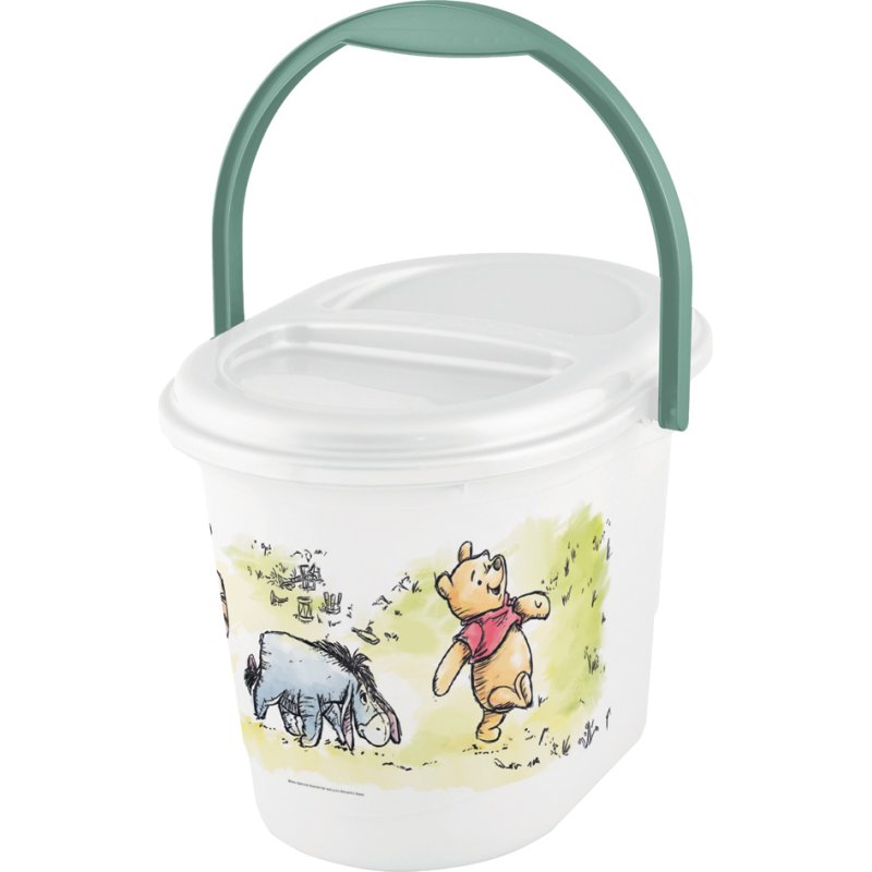 keeeper Poubelle à couches Karol Winnie, avec couvercle, blanc, 37×27,5×29,5 cm