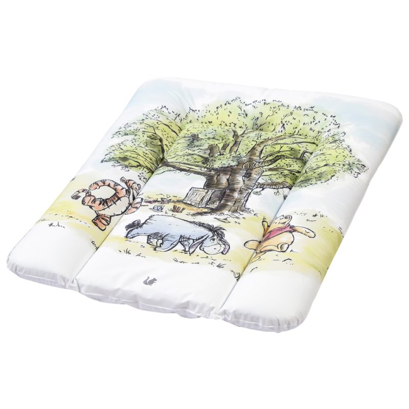 keeeper tapis à langer Amelia Winnie, blanc, 50×70 cm, revêtement imperméable