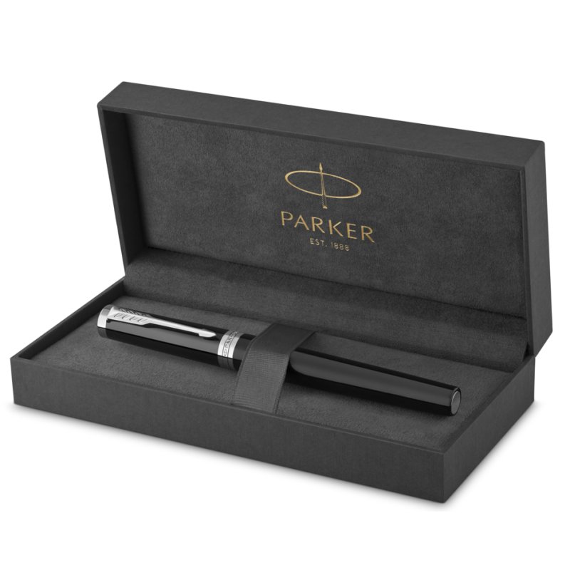 PARKER rollerball INGENUITY Black B.T., noir, pointe F