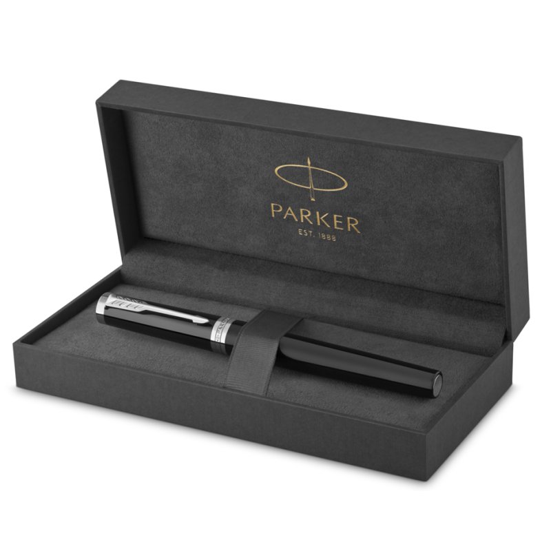 PARKER Ingenuity fountain pen, black, medium nib